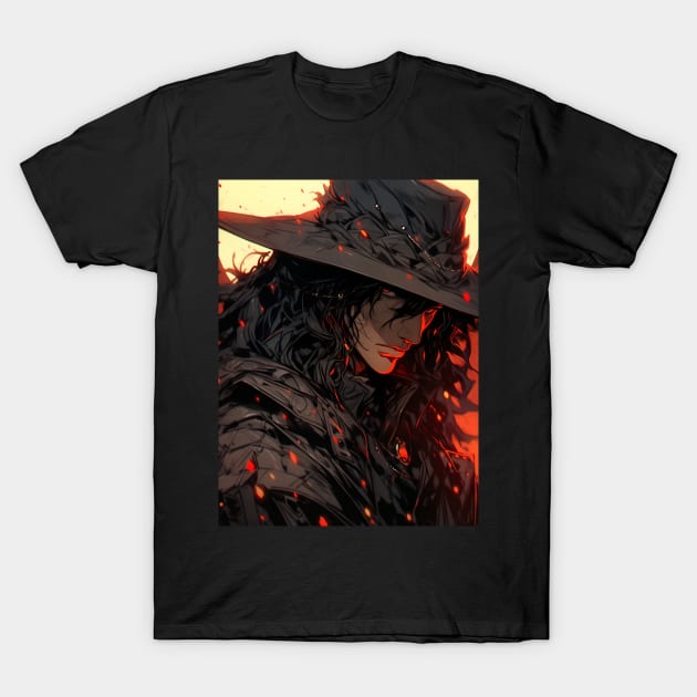 Hunters of the Dark: Explore the Supernatural World with Vampire Hunter D. Illustrations: Bloodlust T-Shirt by insaneLEDP